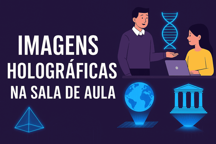 Imagens holográficas