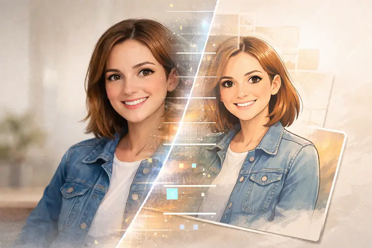 IA que Transforma Foto em Desenho