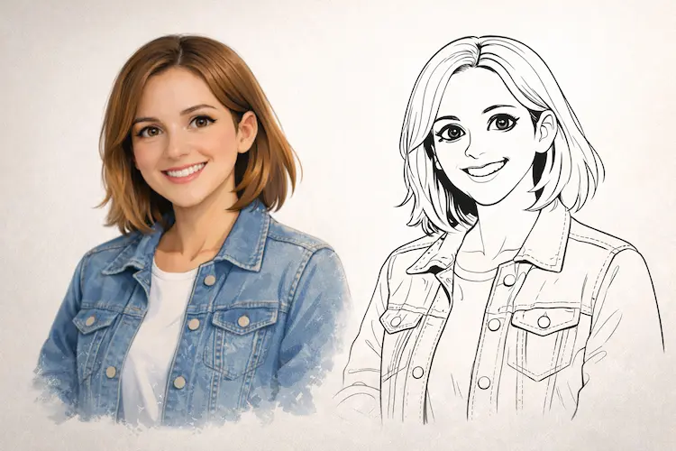 IA que Transforma Foto em Desenho