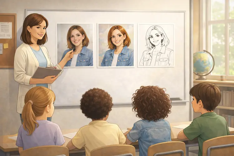 IA que Transforma Foto em Desenho