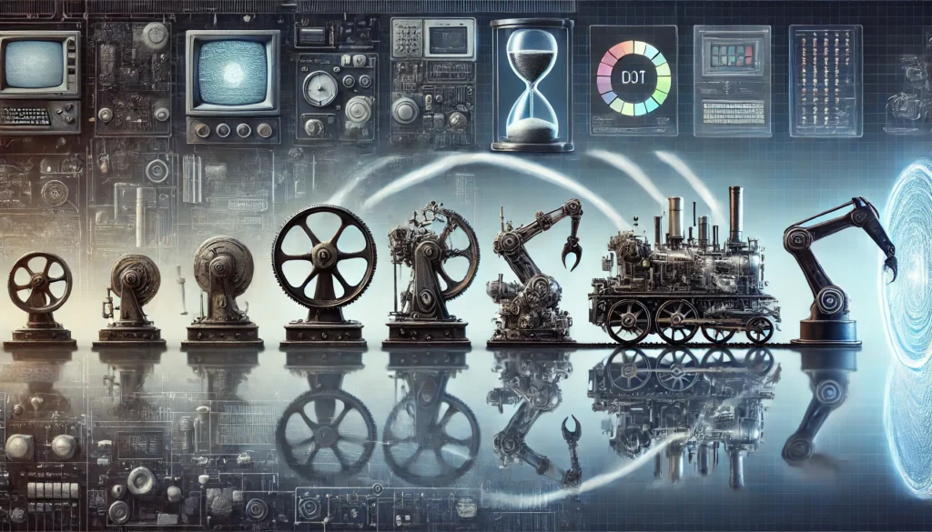 como as tecnologias distinguiram cada revolução industrial
