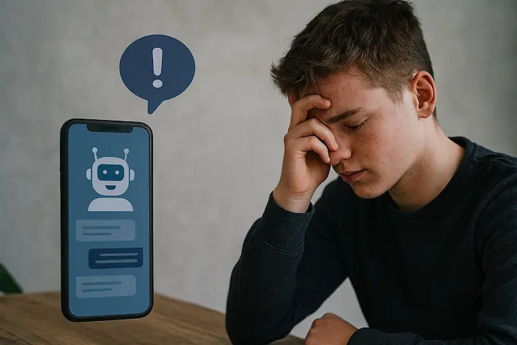 interações alarmantes entre adolescentes e o ChatGPT