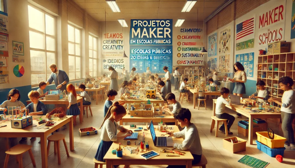 Projetos Maker em escolas p&uacute;blicas