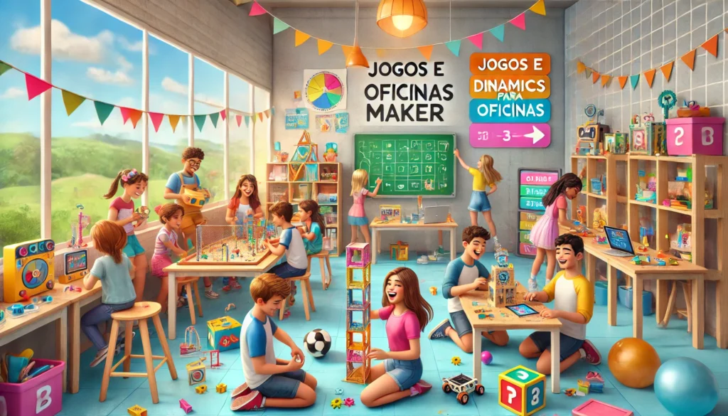 Jogos e din&acirc;micas para oficinas maker