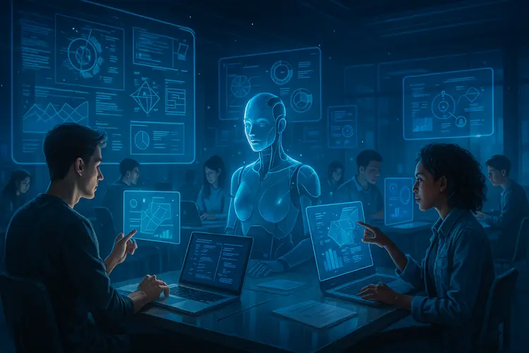 aprendizagem virtual com IA