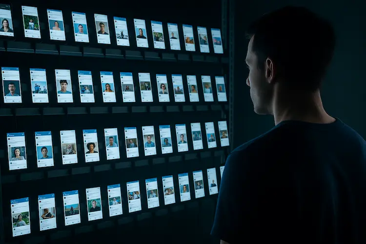 Fazenda de telefones celulares