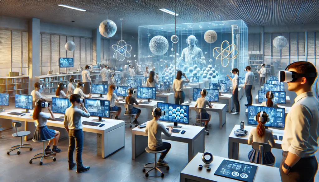 laborat&oacute;rio de realidade virtual na educa&ccedil;&atilde;o