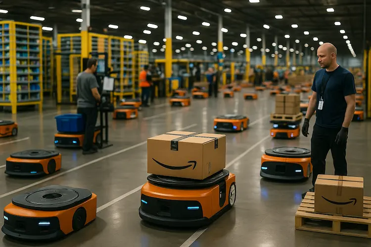 Amazon aposta em robôs e IA