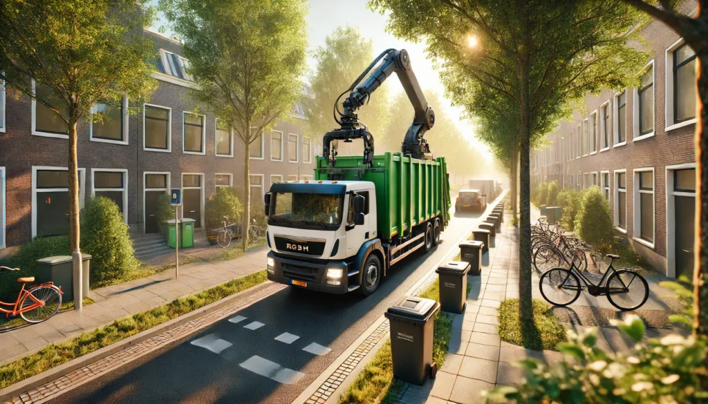 Lixeiras subterrâneas inteligentes na Holanda