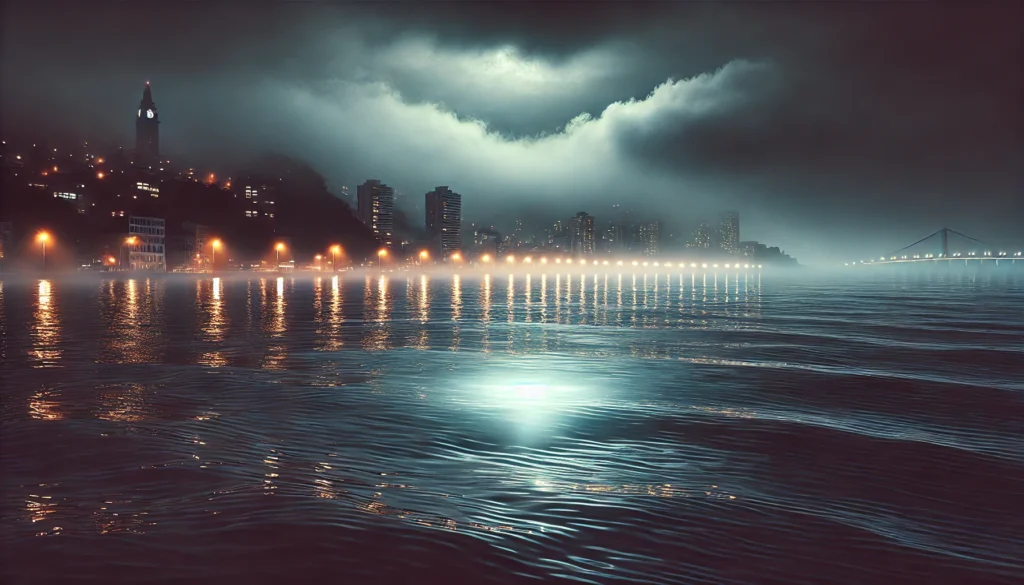 Barulho misterioso no mar de Santos