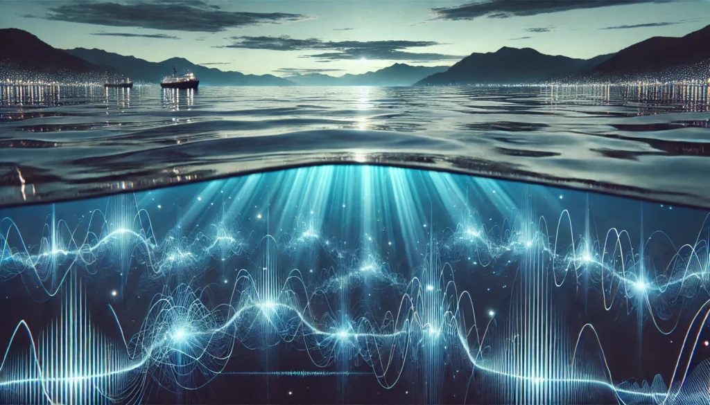 Barulho misterioso no mar de Santos