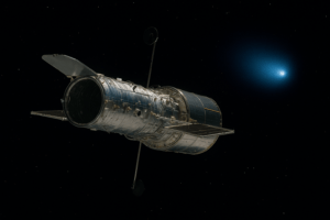 Cometa 3I/ATLAS observado pelo Hubble