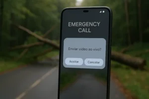 Transmissão de vídeo no Android para emergências