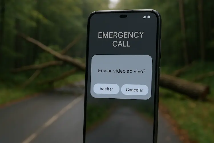 Transmissão de vídeo no Android para emergências