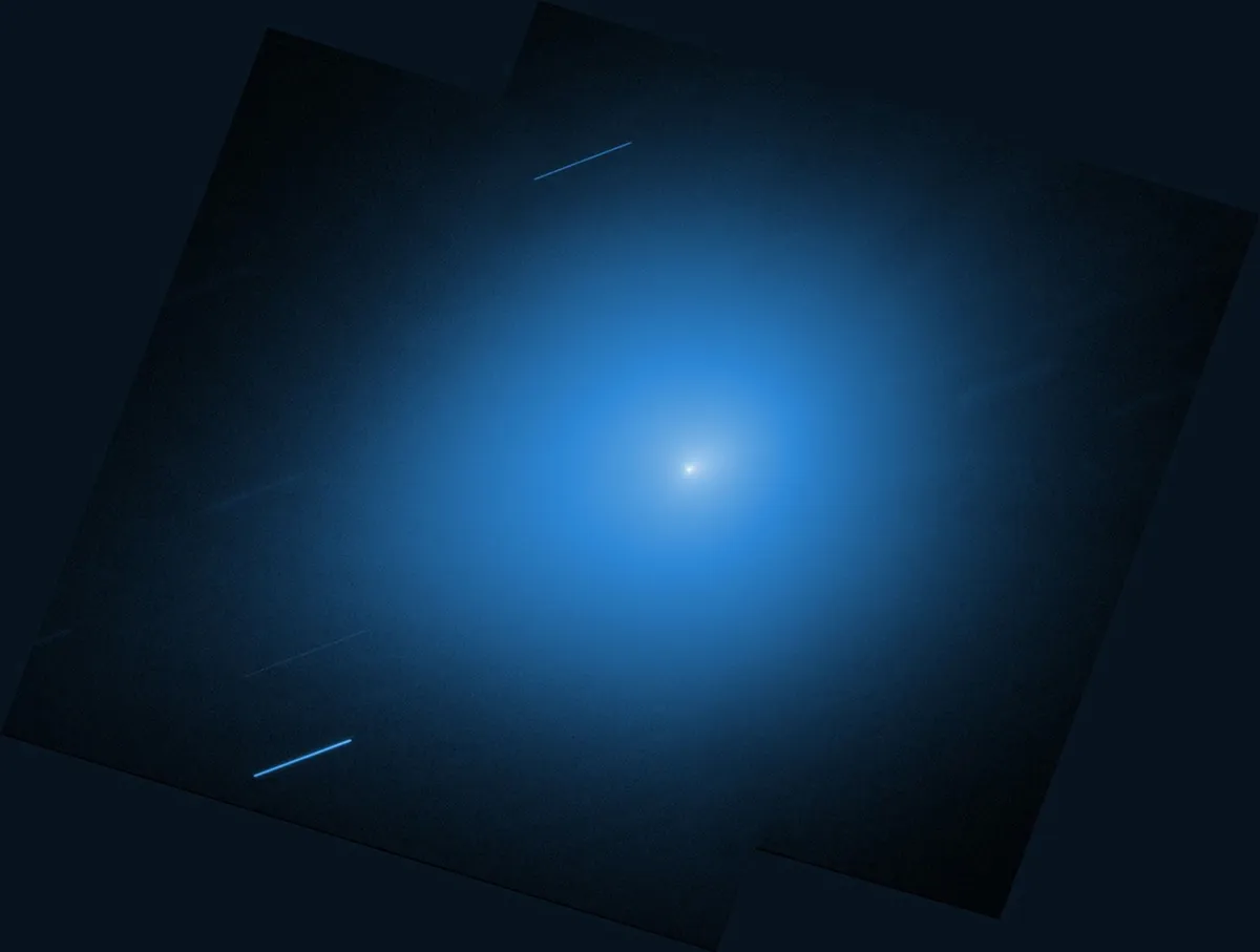 Cometa interestelar 3I/ATLAS registrado pelo Telescópio Espacial Hubble