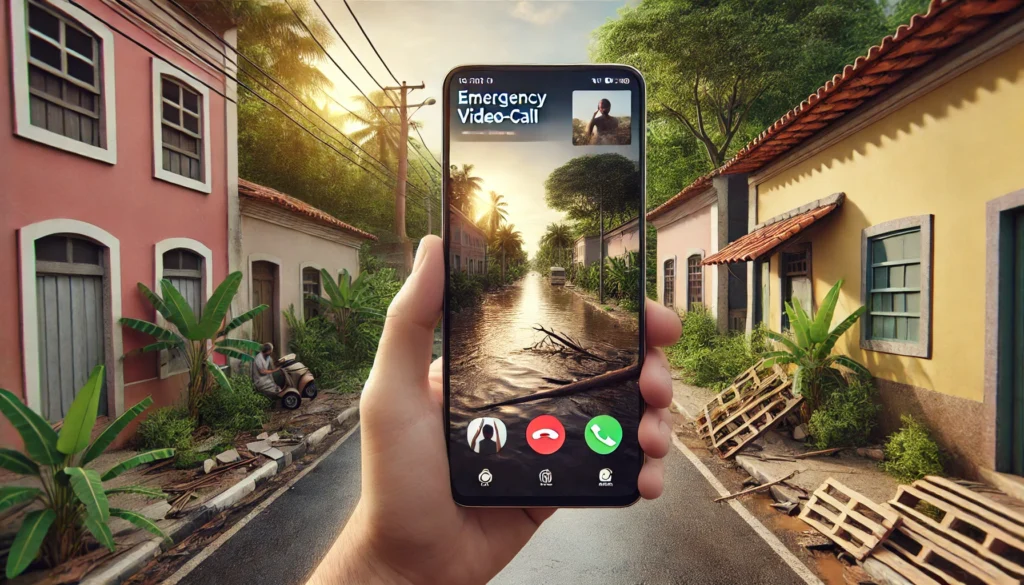 Transmissão de vídeo no Android para emergências