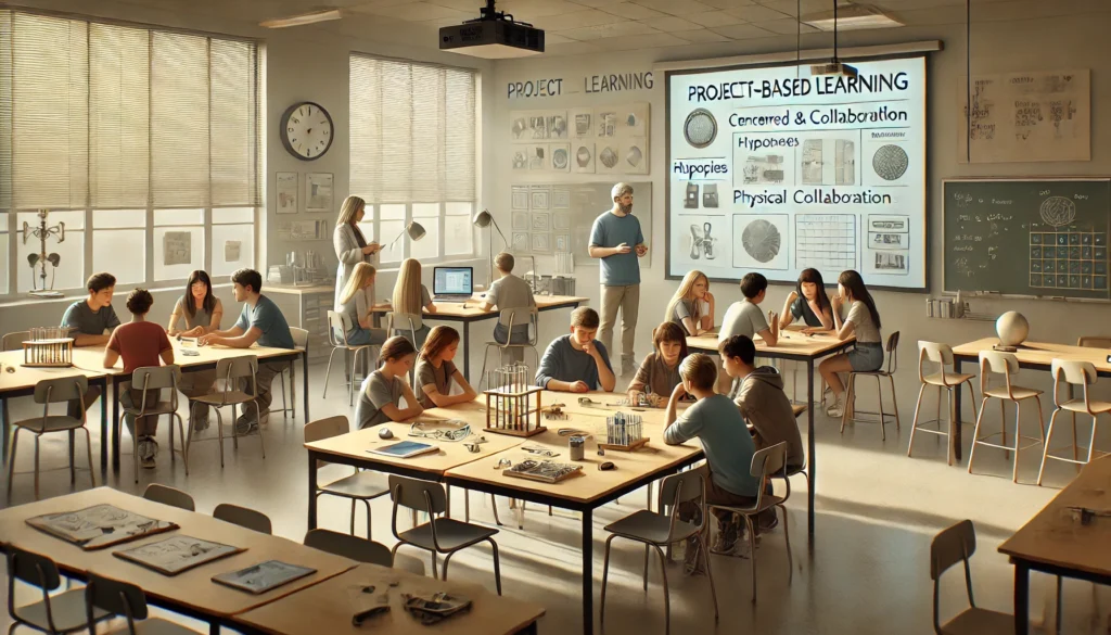 Aprendizagem baseada em projetos com tecnologia