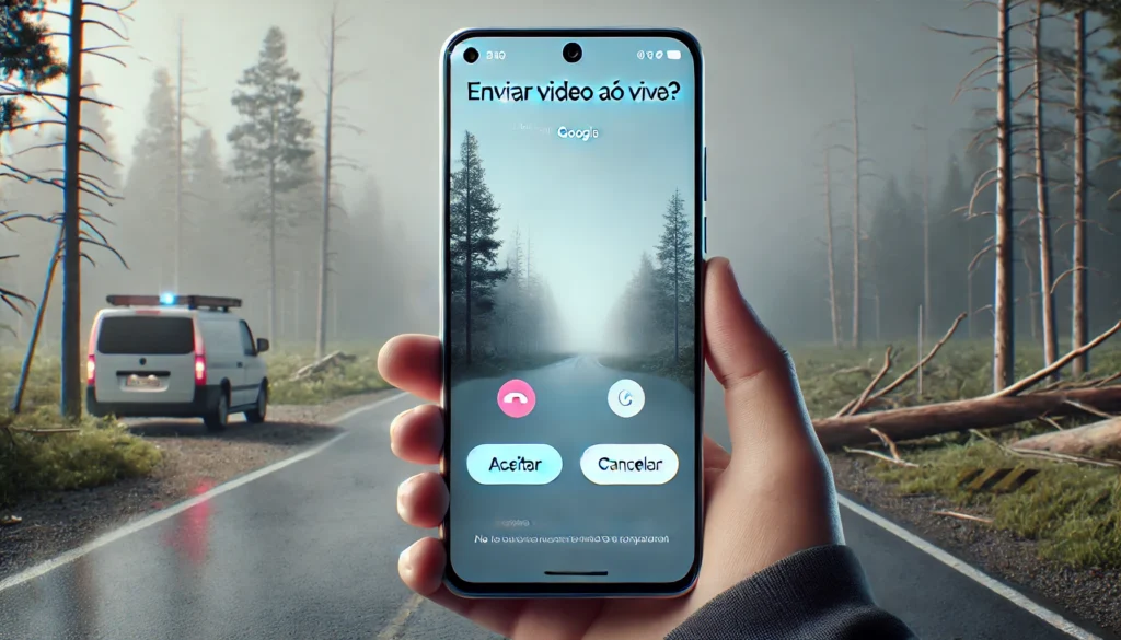 Transmissão de vídeo no Android para emergências