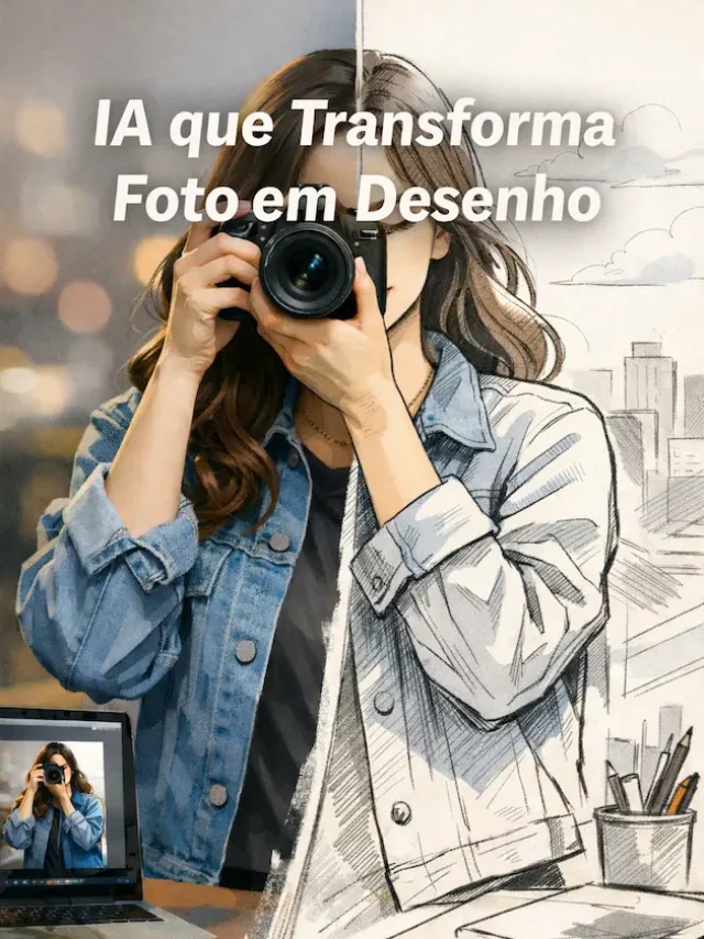 IA que Transforma Foto em Desenho