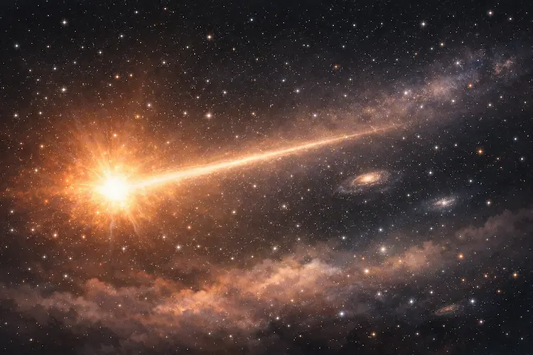 sinal de 10 segundos que atravessou 13 bilhões de anos