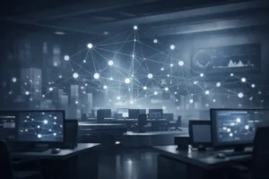 Sistema de inteligência artificial autônomo representado por rede abstrata em ambiente de controle tecnológico