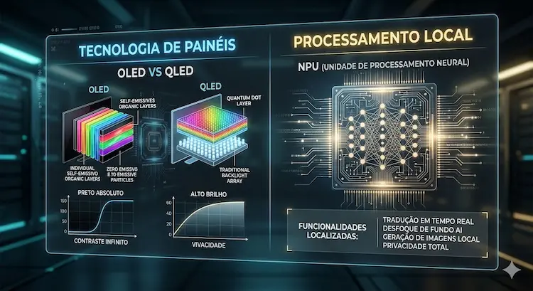 Chip NPU dedicado para Inteligência Artificial local no TecMaker.