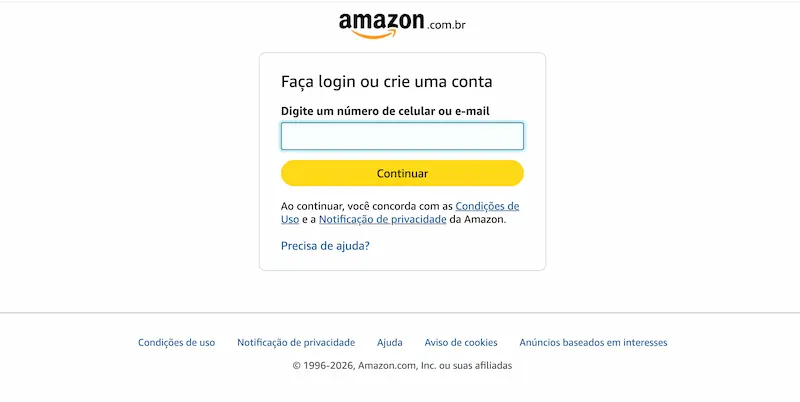 Login Amazon